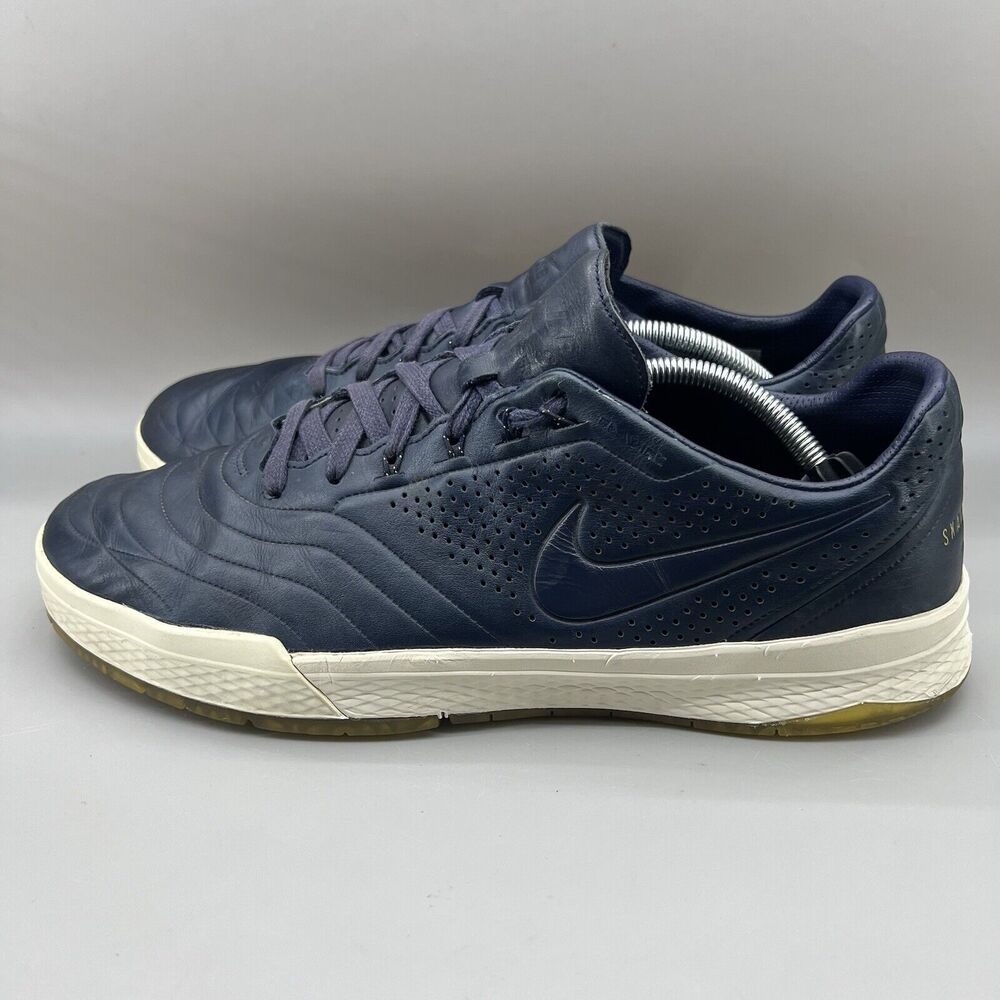 Nike Paul Rodriguez 9 SBxFB Sneakers Men’s Size 12 Blue White Leather‎ Low Shoes - Picture 3 of 12